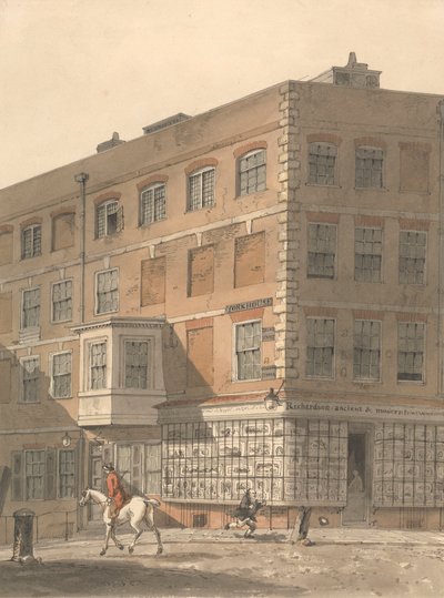York House, the corner of Villiers Street and the Strand, with Richardson
