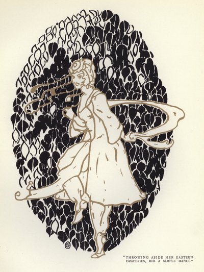 Illustration for The Happy Hypocrite by Max Beerbohm by George Sheringham