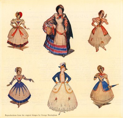 Original Designs for HMS Pinafore by George Sheringham
