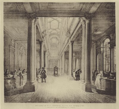The Dividend Pay Office, Bank of England by George Snr (after) Scharf