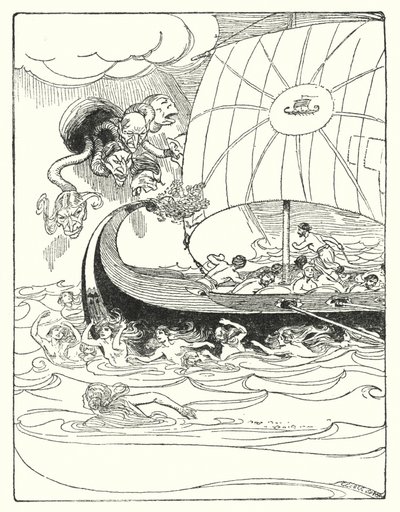And they caught the ship and guided her, and passed her on from hand to hand by George Soper
