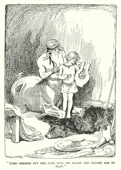 Jason and the Argonauts: "Then Cheiron Put the Lyre into His Hands and Taught Him to Play" by George Soper