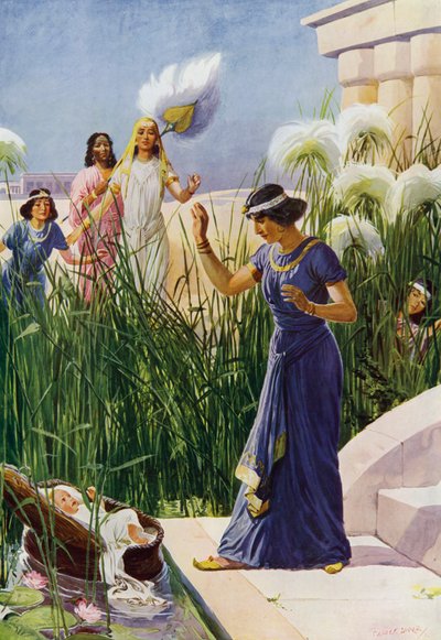 The Babe Among The Bulrushes by George Soper