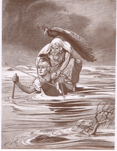 The Golden Fleece: He stepped boldly into the raging and foaming current, and began to stagger away from the shore by George Soper