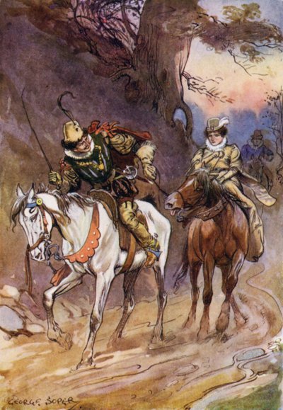 When the horse of Katharine stumbled he would storm and swear at the poor jaded beast by George Soper