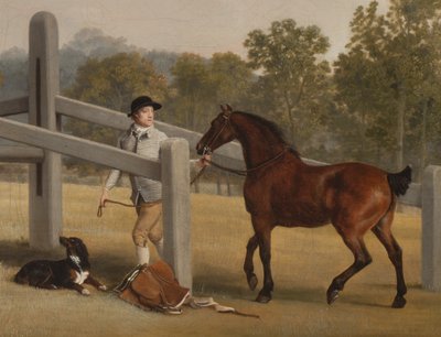 William Henry Cavendish-Bentinck, 3rd Duke of Portland and his younger brother Lord Edward (detail) by George Stubbs