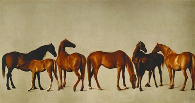 Mares and Foals by George Stubbs