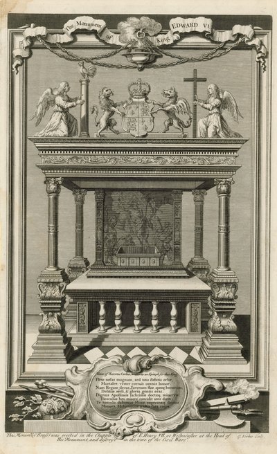 The Monument of King Edward VI by George Vertue