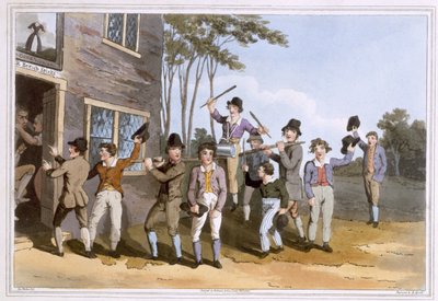 Riding the Stang, Engraved by Robert Havell the Elder by George Walker