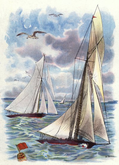 A Yacht Race by George Washington Lambert