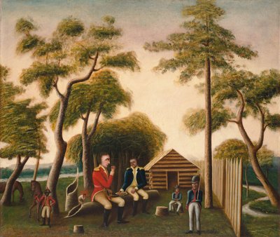 Marion Feasting the British Officer on Sweet Potatoes, 1848 by George Washington Mark