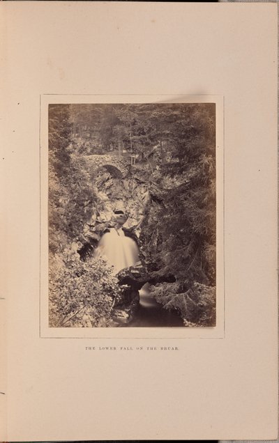 The Lower Fall on the Bruar by George Washington Wilson