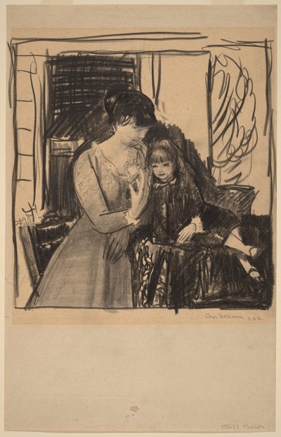 Anne and Her Mother by George Wesley Bellows