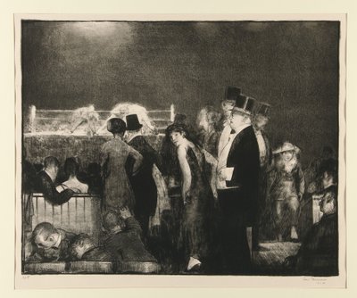 Preliminaries to the Big Bout, No. 8 by George Wesley Bellows