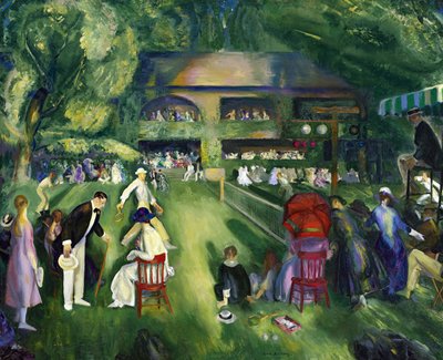 Tennis at Newport by George Wesley Bellows