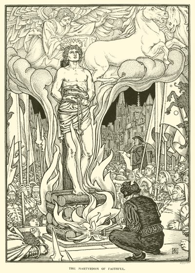The Martyrdom of Faithful by George Woolliscroft Rhead