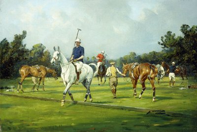 Before the Start of the Match by George Wright