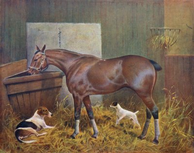 In The Stable by George Wright
