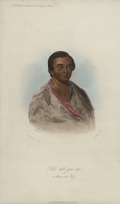 A Chinook Boy by George after Catlin