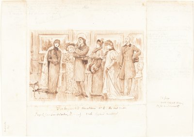 Distinguished Amateurs no. II: The Art Critic by George du Maurier