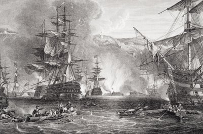 The Bombardment of Algiers, 27 August 1816, from 