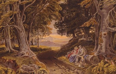 Weary Travellers by George the Younger (after) Barret