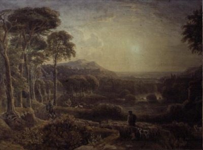 Landscape at Sunset by George the Younger Barret