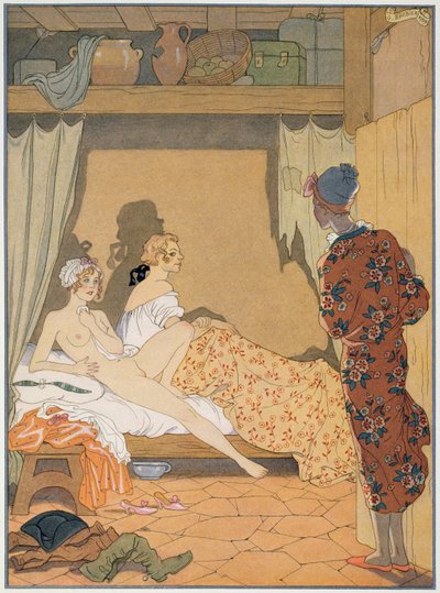 Bedroom Scene, illustration from 