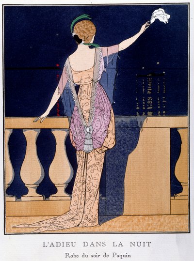 Farewell in the Night by Georges Barbier