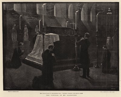 The Funeral of Mr Gladstone by Georges Bertin Scott