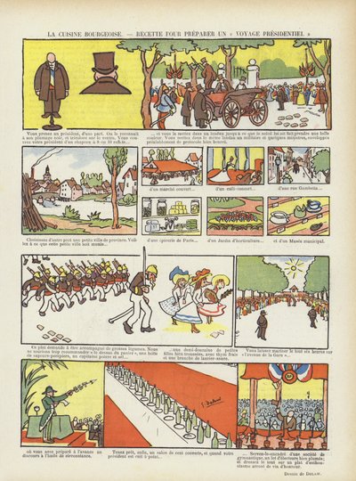 Bourgeois cuisine. A recipe for a presidential trip by Georges Delaw