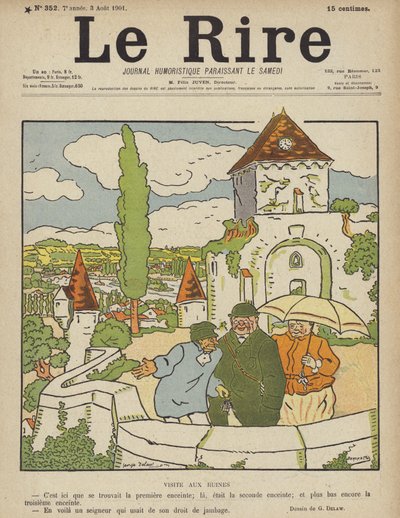 Illustration for Le Rire by Georges Delaw