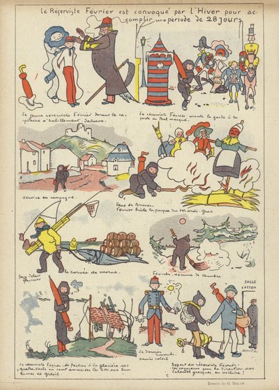 Illustration for Le Rire by Georges Delaw