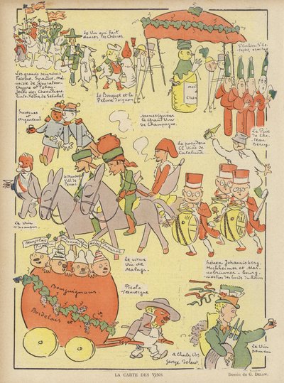 Illustration for Le Rire by Georges Delaw