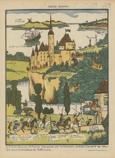 Illustration for Le Rire by Georges Delaw