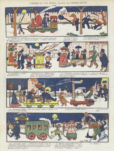 Illustration for Le Rire by Georges Delaw