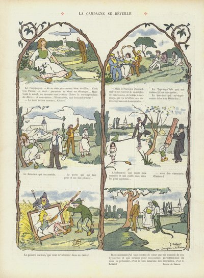 Illustration for Le Rire by Georges Delaw