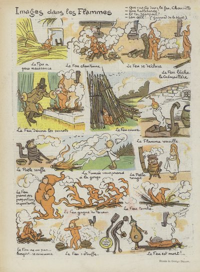 Illustration for Le Rire by Georges Delaw