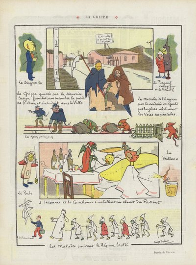The flu by Georges Delaw
