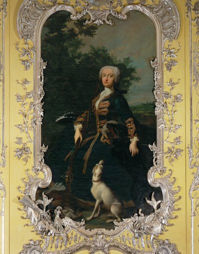 Portrait of Archduchess Maria Amalia Josepha of Austria, Wife of Bavarian Elector Carl Albrecht by Georges Desmarées