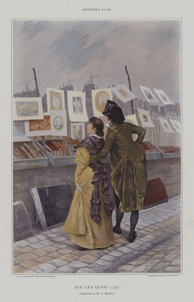 On the Quays (1795) by Georges Jules Auguste Cain
