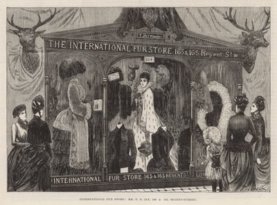 The International Health Exhibition: International Fur Store by Georges Labadie Pilotell