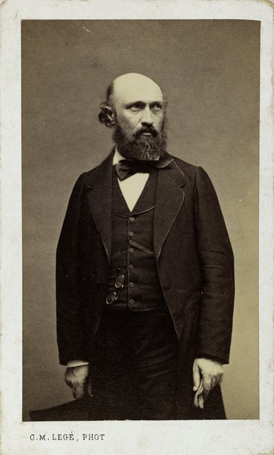 Portrait of the Pianist and Composer Louis Lacombe by Georges Mathurin Legé