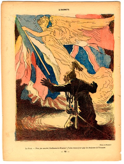 La Baionnette, Satirical in Colors by Georges Meunier