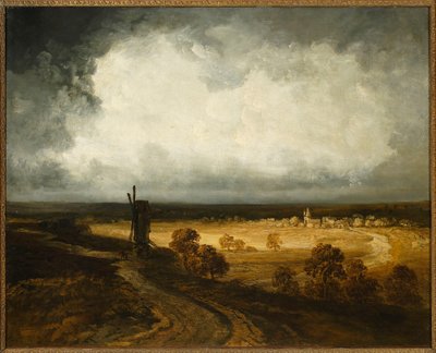 Windmills in Montmartre by Georges Michel