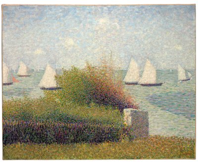 The harbor of Grandcamp by Georges Pierre Seurat