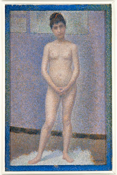 Model, front view by Georges Pierre Seurat