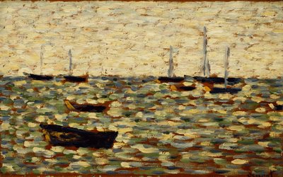 The Sea at Grandcamp by Georges Pierre Seurat