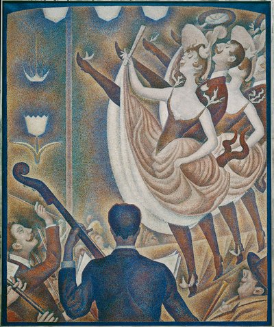 The can-can by Georges Pierre Seurat