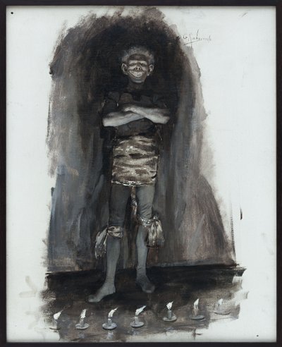 Gwynplaine. The Man Who Laughs by Georges Rochegrosse